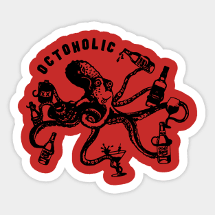 octoholic Sticker